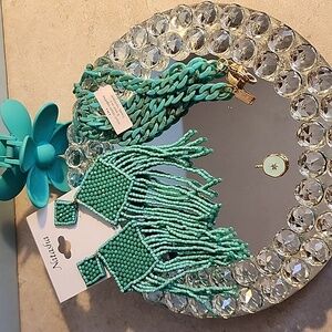 Karli Buxton Enamal Starfish Charm - SET for Teal Lovers on The Go.NIP